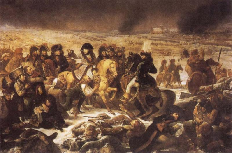 Baron Antoine-Jean Gros Napoleo on the Battlefield at Eylau Norge oil painting art
